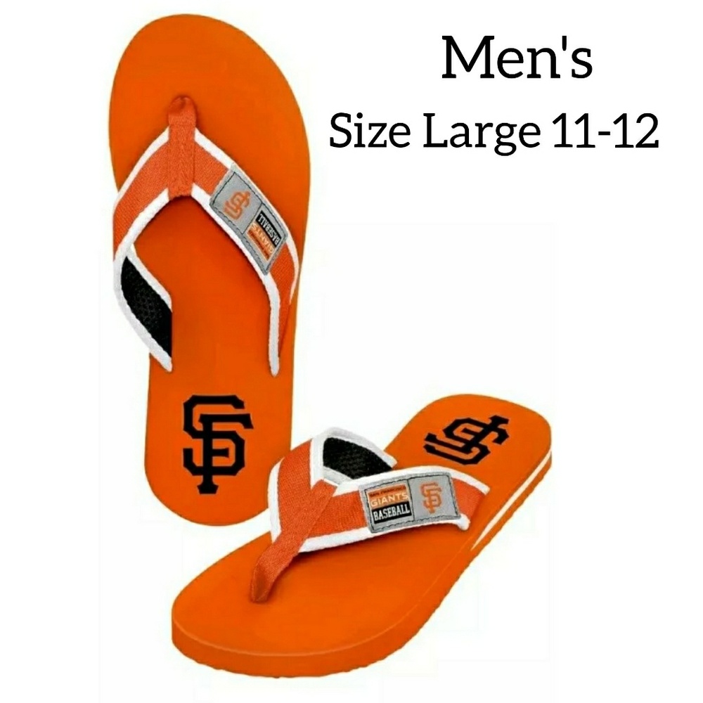 💥 MLB Men's Contour Flip Flops NWT